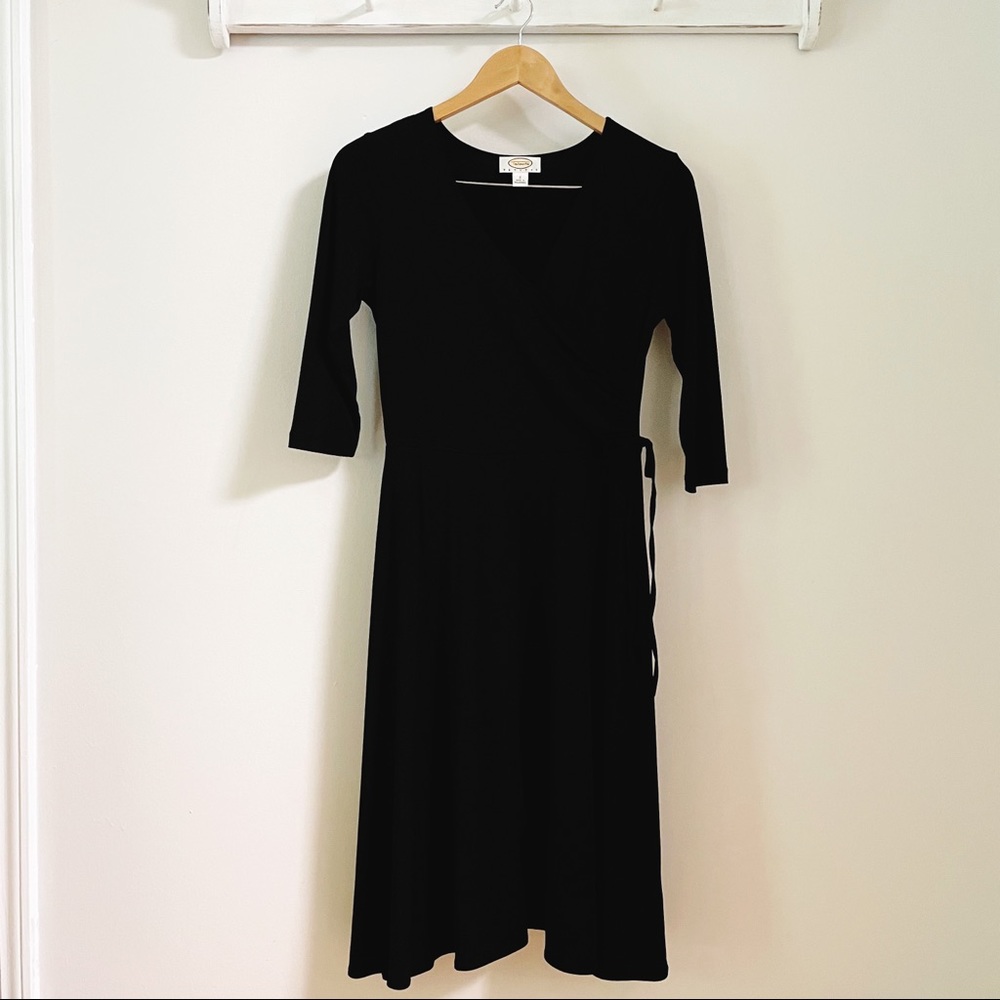 TALBOTS classic black dress